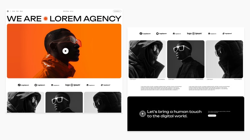 Agency Website Concept